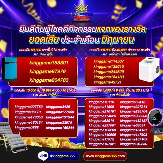 kinggame365สล็อต เครดิตฟรี